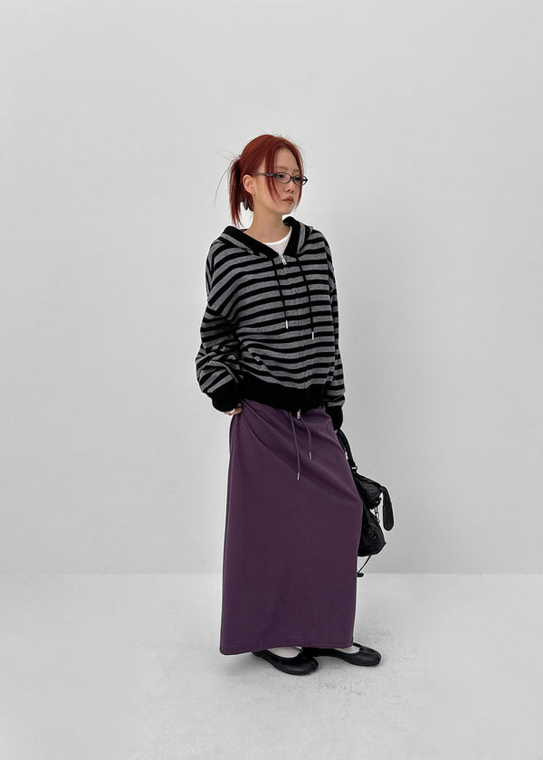 Rnv Banding Maxi Long Skirt