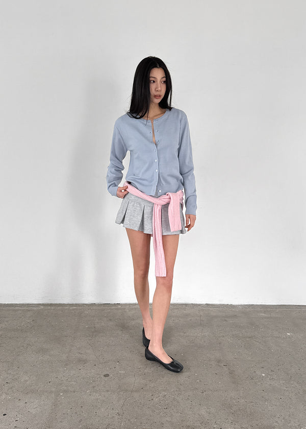 Talp Low-waist Pleated Skirt Pants