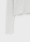 Renemu Square Neck Lace Long Sleeve T-shirt