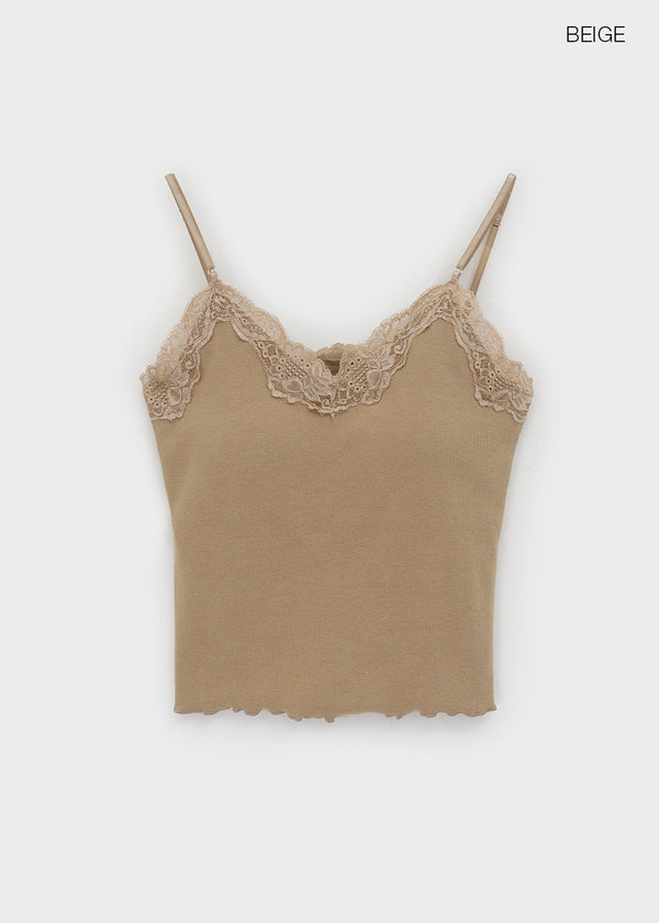 Moffoni Lace Sleeveless (Built-in Cap)