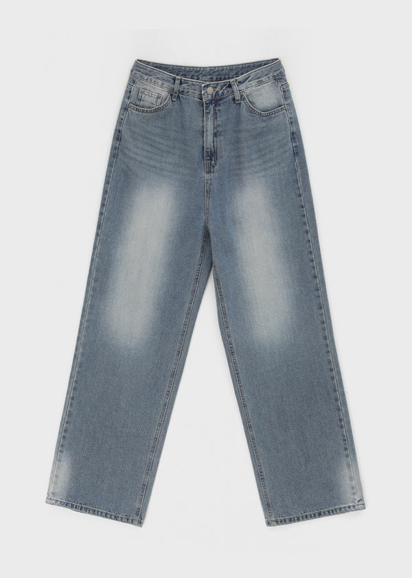 Totom Washed Wide Denim Pants