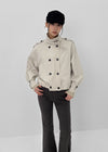 Flint High-neck Double-button Jacket