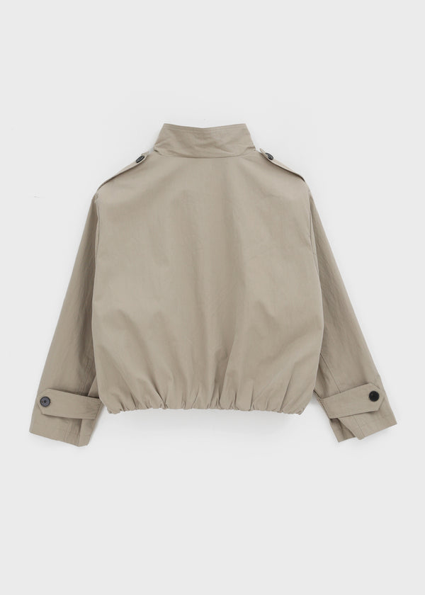 Flint High-neck Double-button Jacket