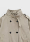 Flint High-neck Double-button Jacket