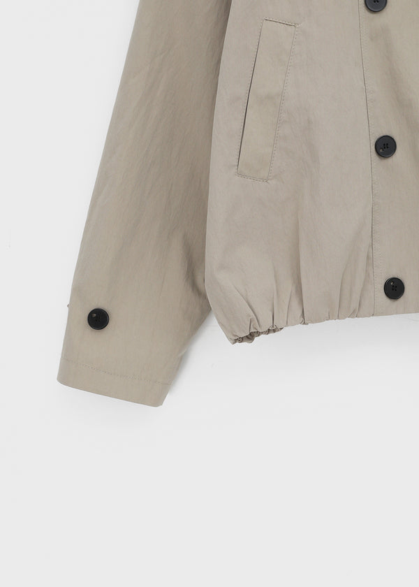 Flint High-neck Double-button Jacket