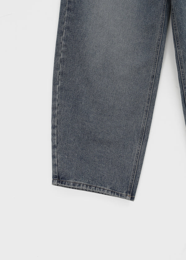 Beltiru Snap Balloon Wide Denim Pants