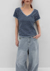 Hellven Loose Fit V-neck Wool Knit