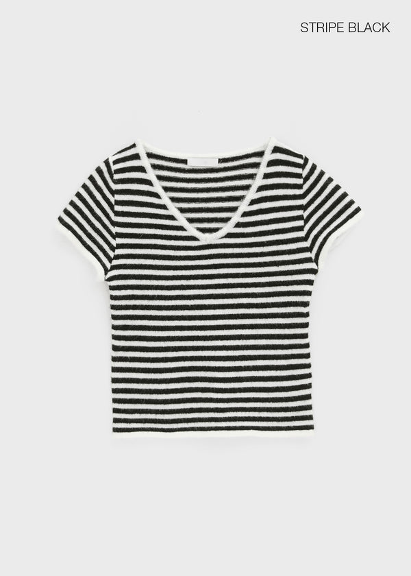 Hellven Loose Fit V-neck Wool Knit