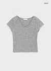 Hellven Loose Fit V-neck Wool Knit