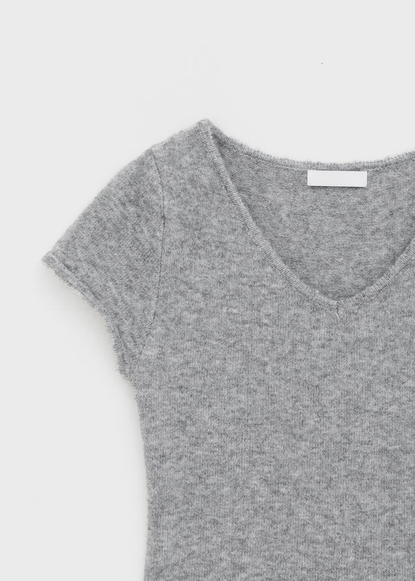 Hellven Loose Fit V-neck Wool Knit