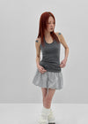 Tuan Stripe Long Halter Neck Sleeveless