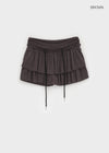 Commi Stripe Cancan Mini Skirt Pants