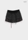 Commi Stripe Cancan Mini Skirt Pants