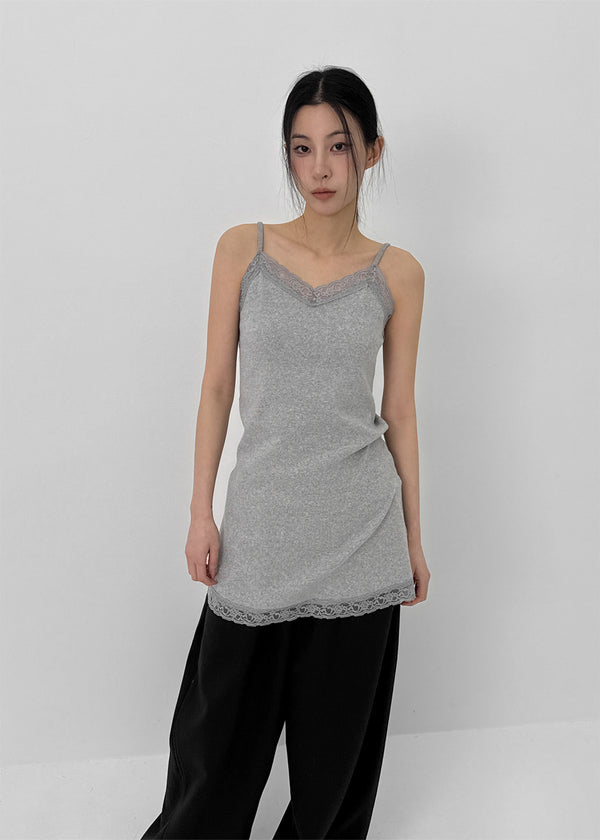 Ronnon Layered Lace Long Sleeveless
