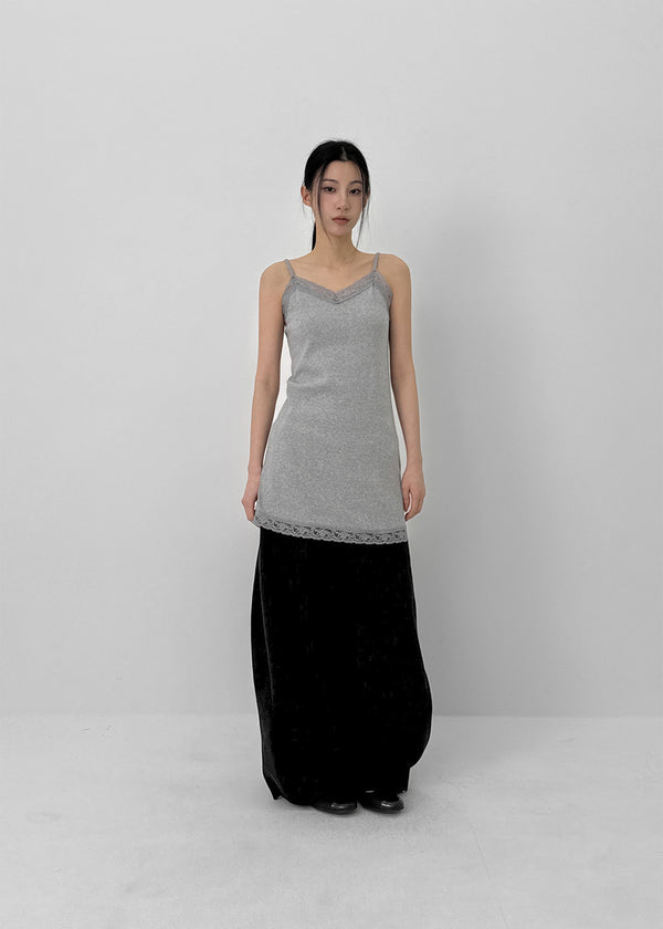 Ronnon Layered Lace Long Sleeveless