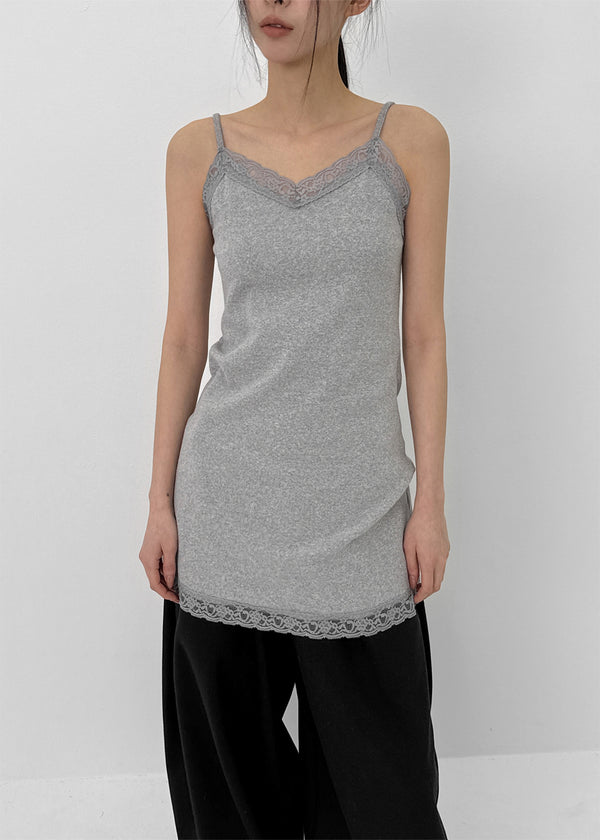 Ronnon Layered Lace Long Sleeveless
