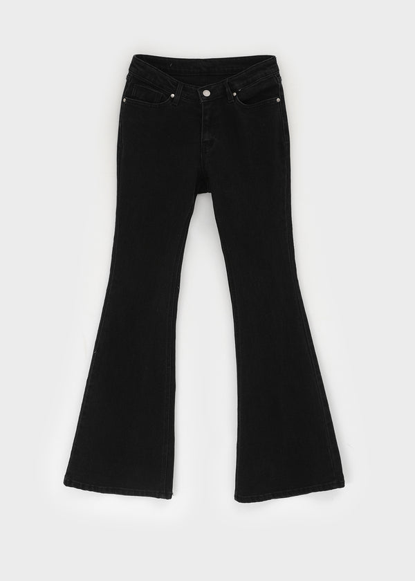 Leptin Studded Bootcut Denim Pants