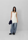 Ronnon Layered Lace Long Sleeveless