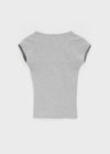 Yenrona V-neck Short-sleeved T-shirt