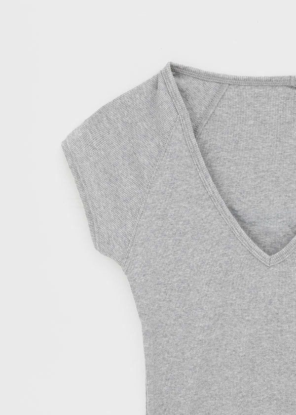 Yenrona V-neck Short-sleeved T-shirt