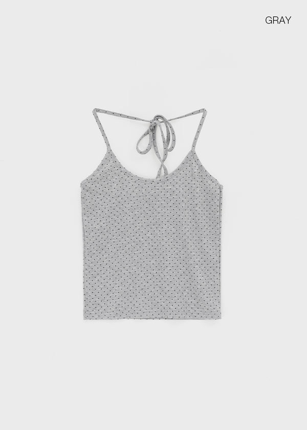 Pintero Dot Strap Halter Sleeveless