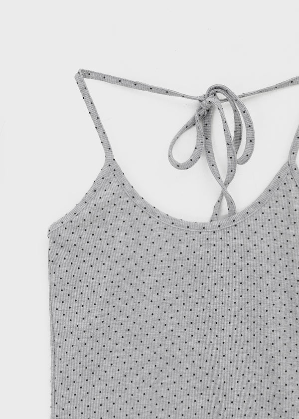 Pintero Dot Strap Halter Sleeveless