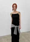 Lace-Trimmed Sleeveless Top