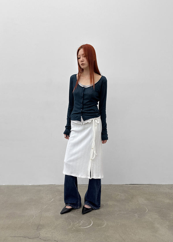 Teniro Washed Bootcut Denim Pants