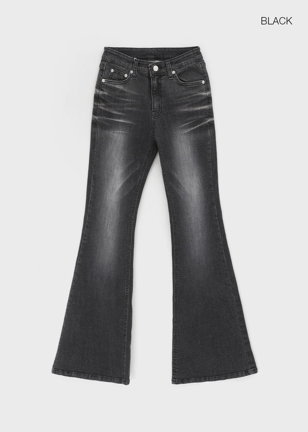 Teniro Washed Bootcut Denim Pants