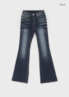 Teniro Washed Bootcut Denim Pants