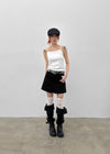 Lace-Trimmed Sleeveless Top