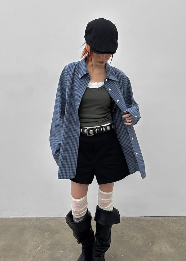 The-Nick Standard Strap Check Shirt