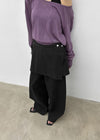 Delco Set - Wrap Skirt, Pants