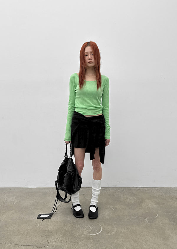 Latof Tencel Basic Long Sleeve T-Shirt