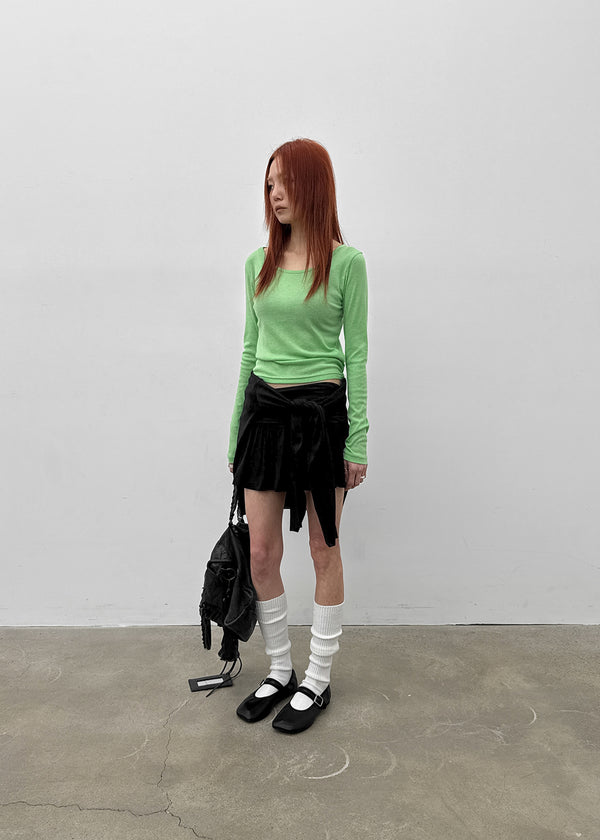 Latof Tencel Basic Long Sleeve T-Shirt