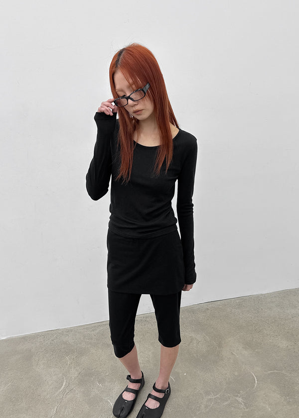 Latof Tencel Basic Long Sleeve T-Shirt
