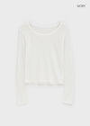 Latof Tencel Basic Long Sleeve T-Shirt
