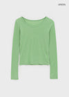 Latof Tencel Basic Long Sleeve T-Shirt