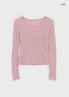 Latof Tencel Basic Long Sleeve T-Shirt