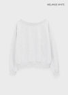 Herizel Loose Fit Off-Shoulder Sweatshirt