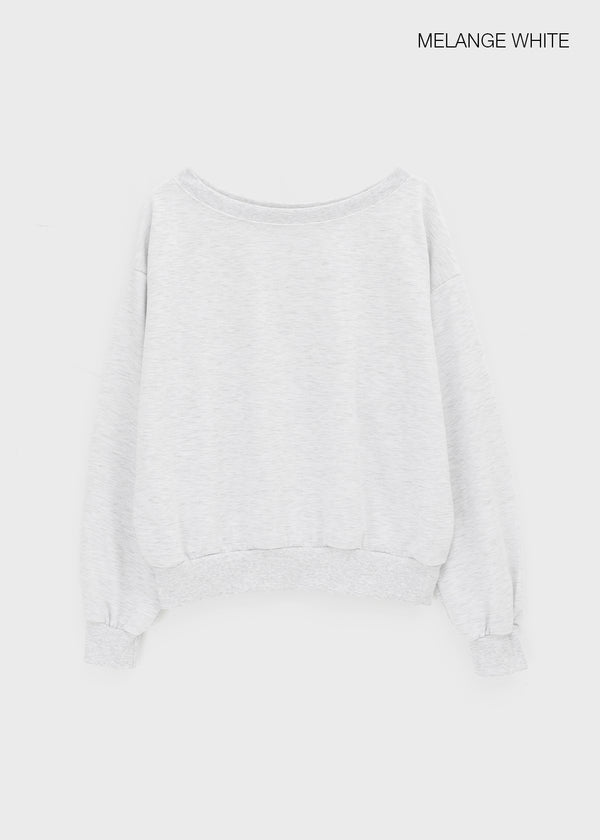 Herizel Loose Fit Off-Shoulder Sweatshirt
