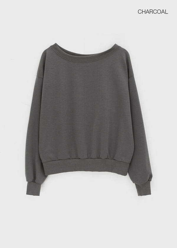 Herizel Loose Fit Off-Shoulder Sweatshirt