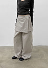 Delco Set - Wrap Skirt, Pants