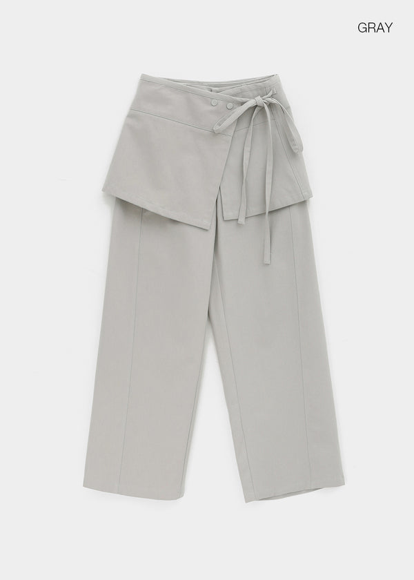 Delco Set - Wrap Skirt, Pants