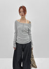 Tenshut Bijou Non-Fade Wide Balloon Denim Pants