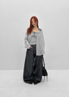 Tenshut Bijou Non-Fade Wide Balloon Denim Pants