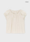 Jemjem Shirring Puff Short Sleeve Blouse