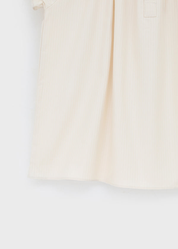 Jemjem Shirring Puff Short Sleeve Blouse