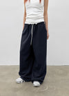 Tealen Color Block Layered Banding Pants