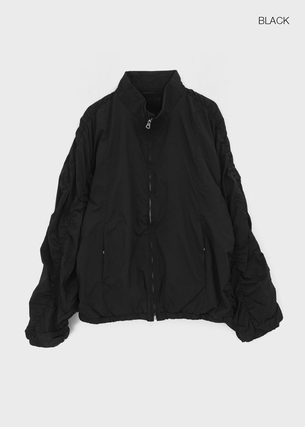 (UNISEX) Bracken Shirring Two-way Nylon Jumper